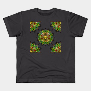 Mandala illustration, kaleidoscopic geometrical ornament. Art. Kids T-Shirt